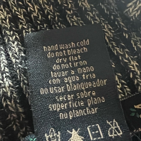 Grass Collection Cowl Neck Button Detail Sweater Size Medium - Picture 10 of 10